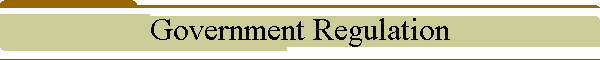 Government Regulation